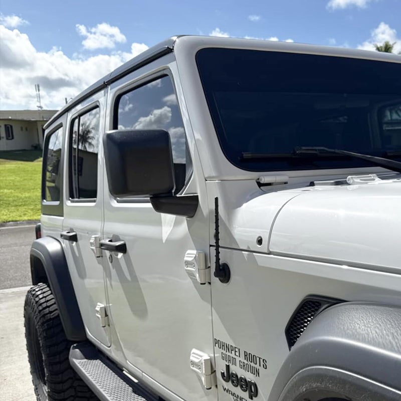 VOFONO هوائي قصير يناسب جيب رانجلر غلادياتور موهافي صحراوي روبكون JK JL JT غير محدود سبورت S ويليس 4xe ملحقات، هوائي بديل بطول 8 بوصات لسيارة جيب - Image 2